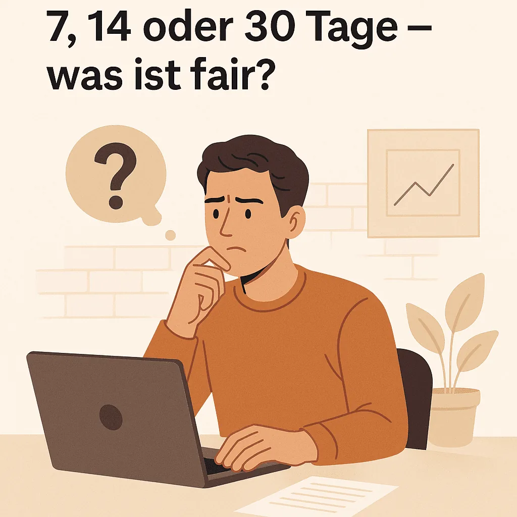 Zahlungsziele für Freelancer: 7, 14 oder 30 Tage – was ist fair?